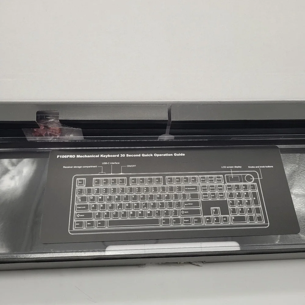 AULA F106 PRO Gaming Keyboard – Wireless RGB, Comic Mix, Blaze Hot-Swap